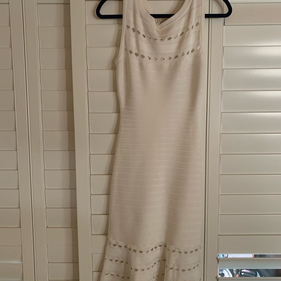 Herve Leger white cutout bandage dress - Picture 6 of 6
